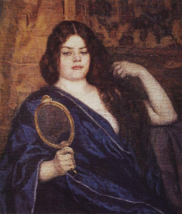 Square Eyes - Siberian Woman, 1909 - Vasily Surikov